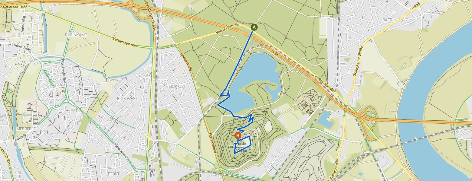Halde Rheinpreußen Das Geleucht Loop from Eick Ost hike Komoot